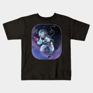 Astronaut Spamton: Blue Kids T-Shirt